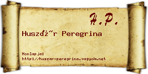Huszár Peregrina névjegykártya